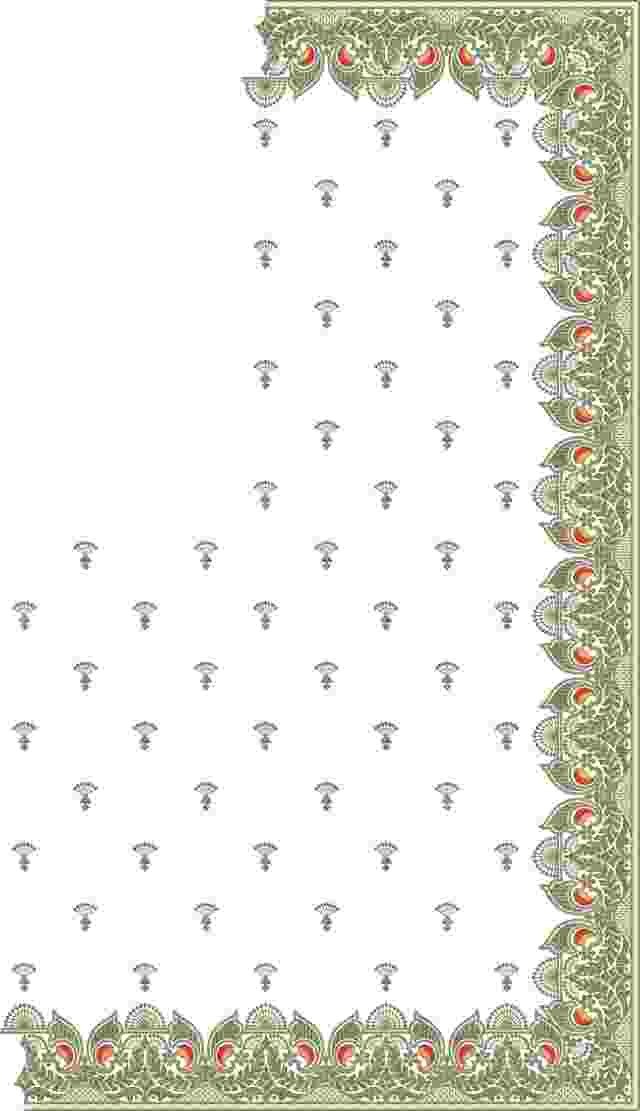 C Pallu Saree Design