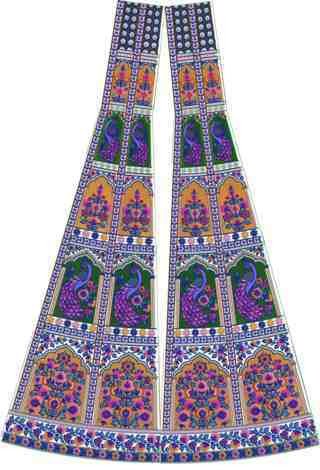 Cording Lehenga Design