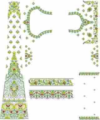 Cording Lehenga Design