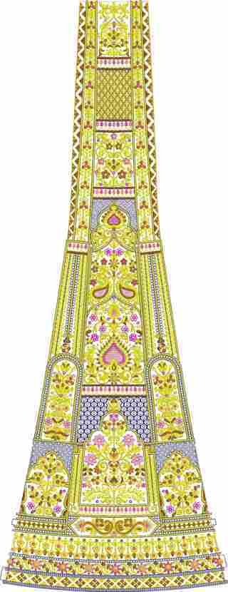 Cording Lehenga Design