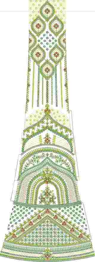 Cording Lehenga Design