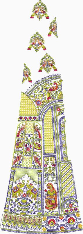 Lehenga Kali Design