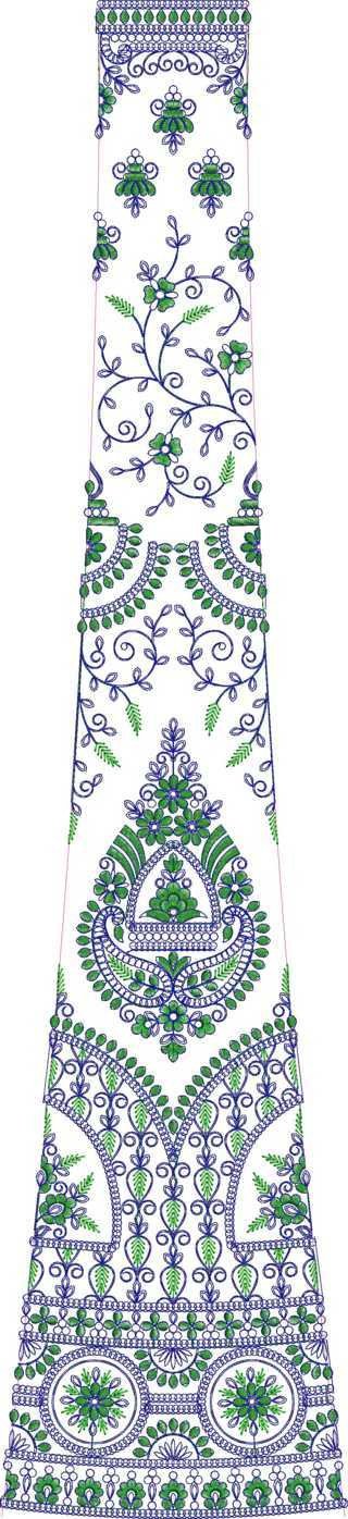 Lehenga Kali Design
