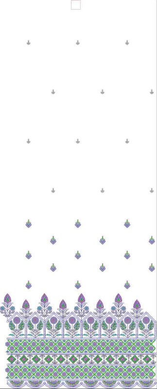 Beads Daman AllOver Design