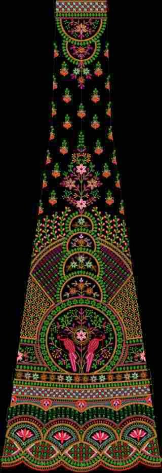 Cording Lehenga Design