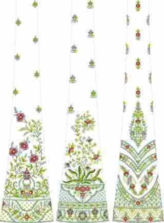 Cording Lehenga Design