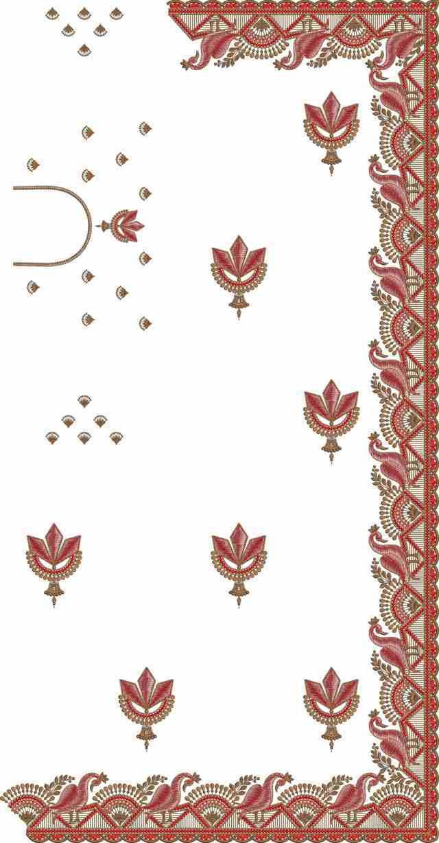 C Pallu Saree Design
