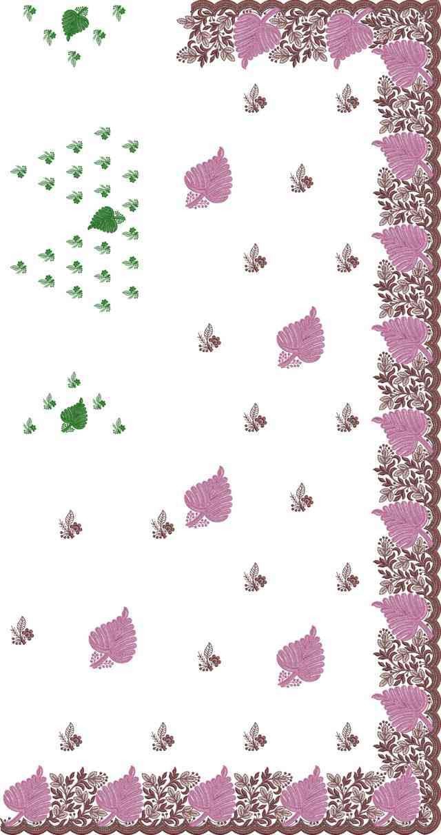 C Pallu Saree Design