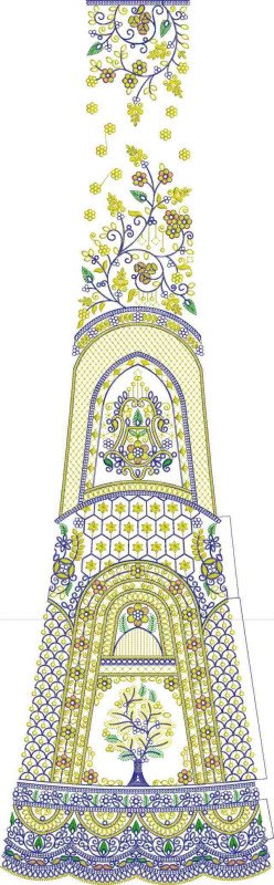 Cording Lehenga Design