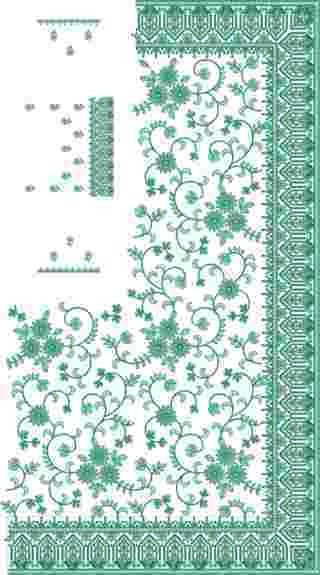C Pallu Saree Design