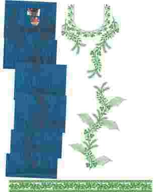 Single Head Dress Design