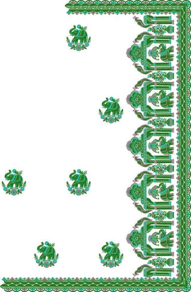C Pallu Saree Design