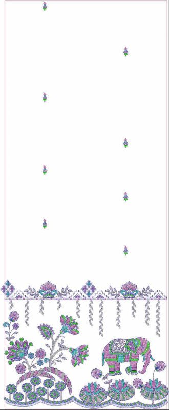 Beads Daman AllOver Design