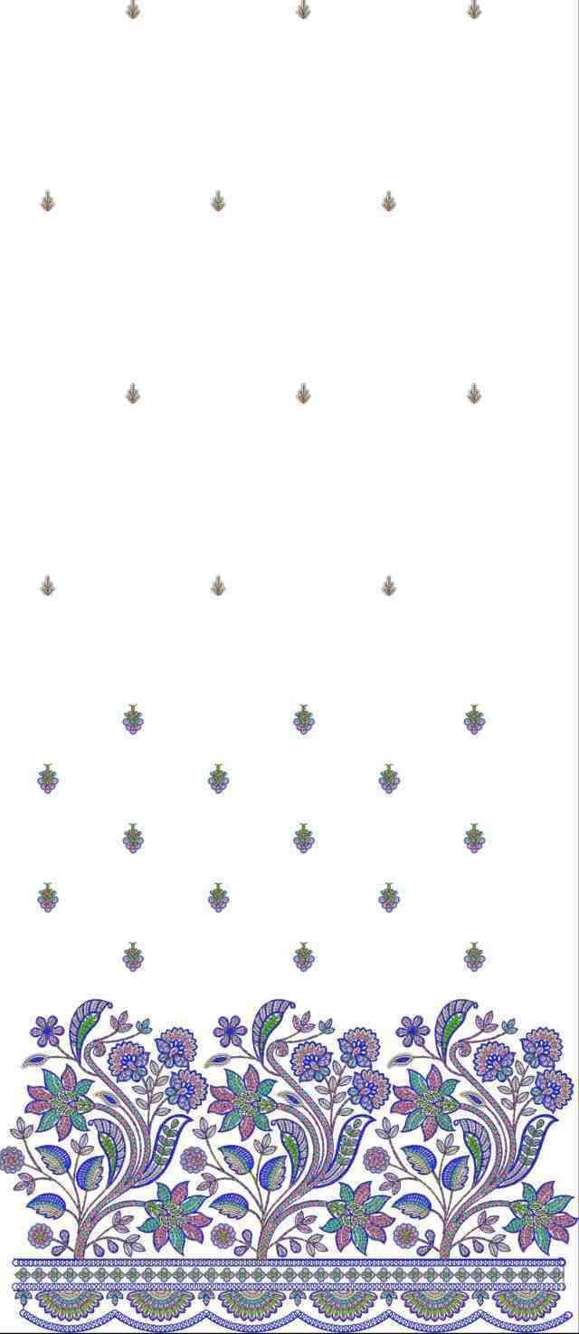 Beads Daman AllOver Design