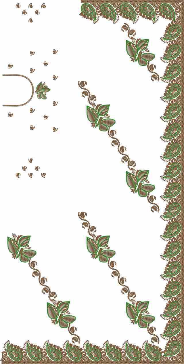 C Pallu Saree Design