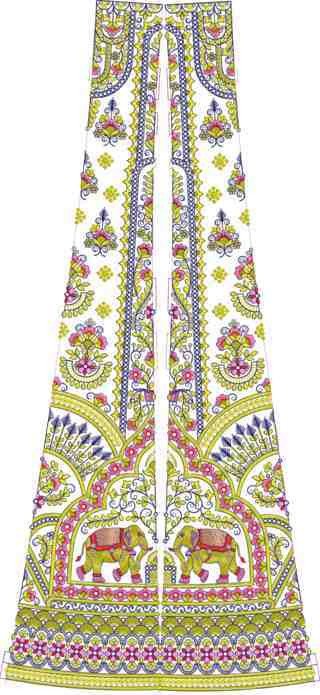 Cording Lehenga Design