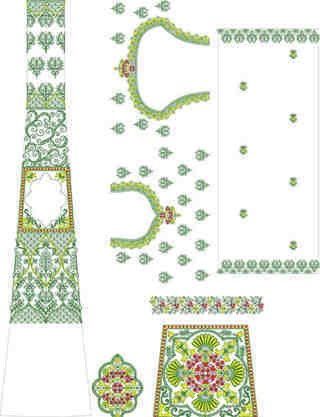 Cording Lehenga Design