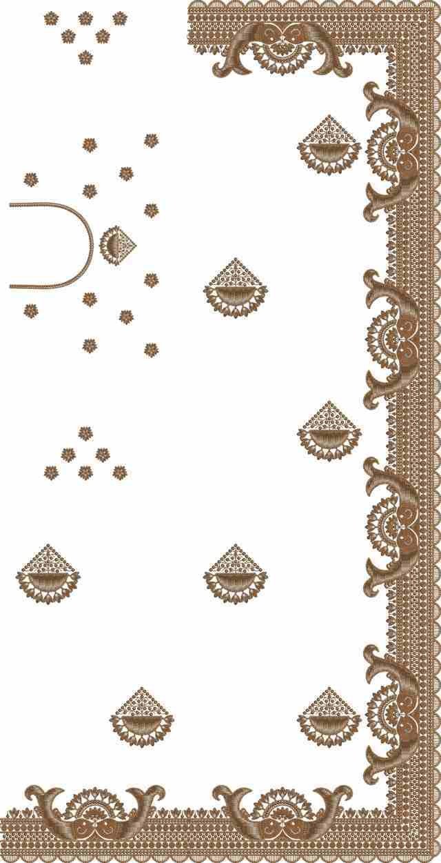 C Pallu Saree Design