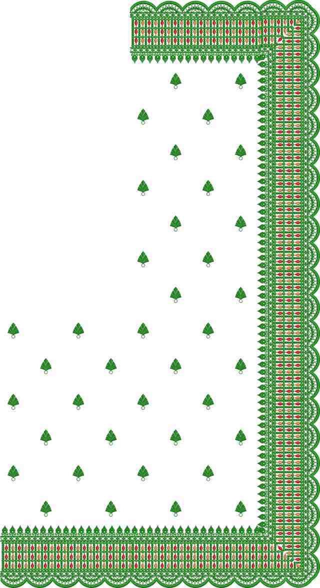 C Pallu Saree Design