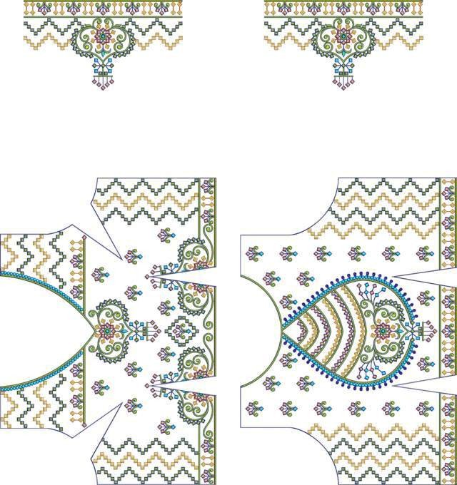 Multi Blouse Design