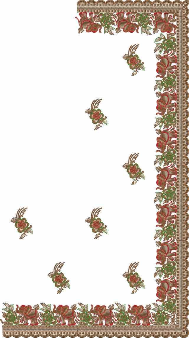 C Pallu Saree Design