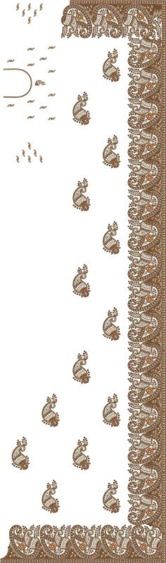 C Pallu Saree Design