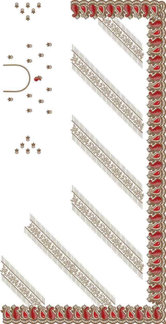 C Pallu Saree Design