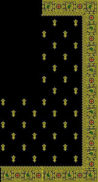 C Pallu Saree Design