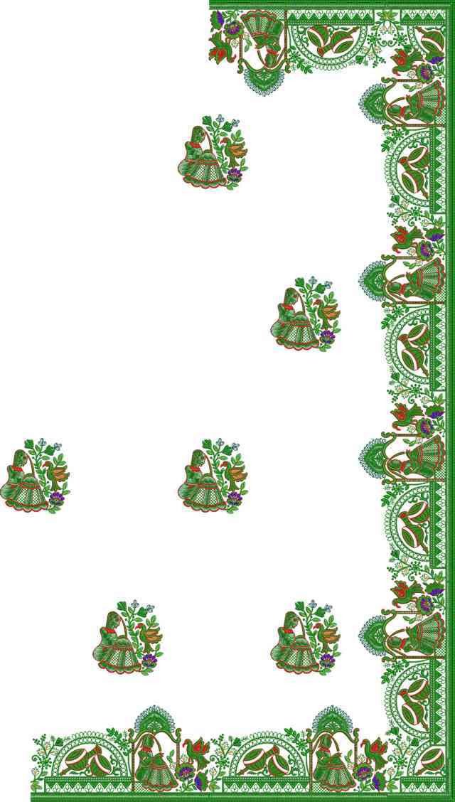 C Pallu Saree Design