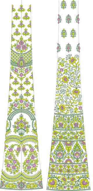 Cording Lehenga Design