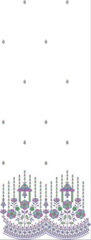 Beads Daman AllOver Design