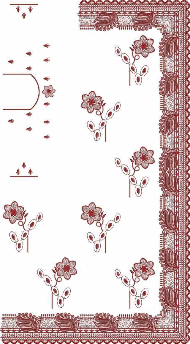 C Pallu Saree Design