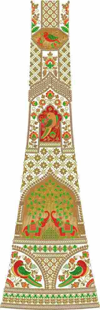 Cording Lehenga Design