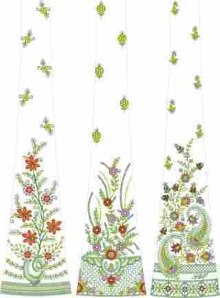 Cording Lehenga Design