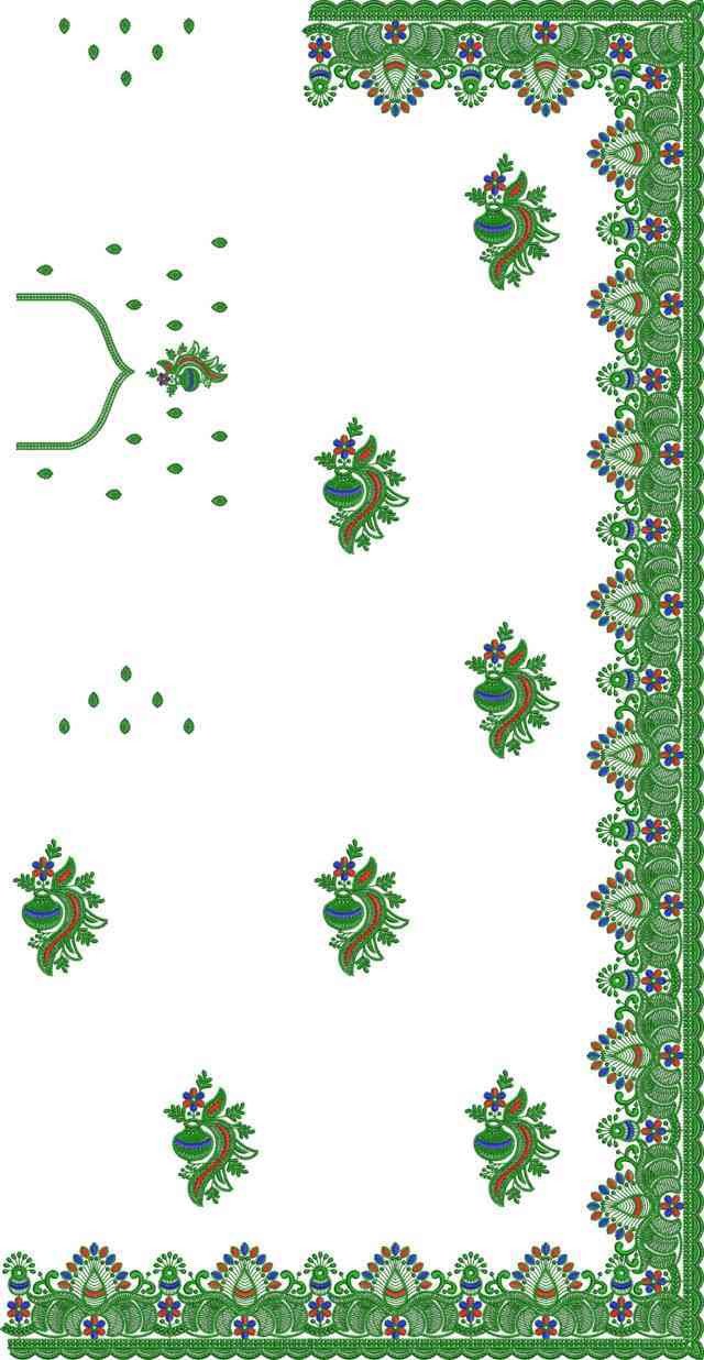 C Pallu Saree Design