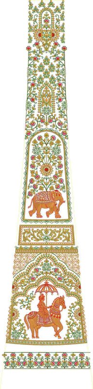 Lehenga Kali Design