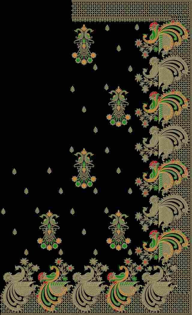 C Pallu Saree Design