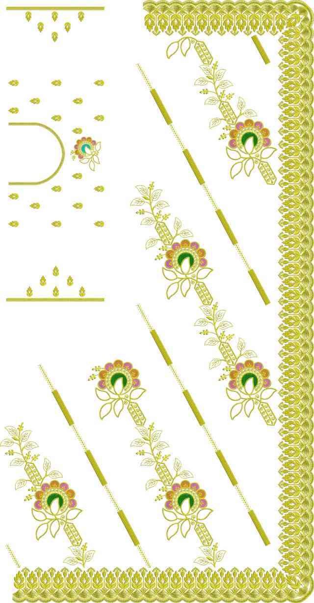 C Pallu Saree Design