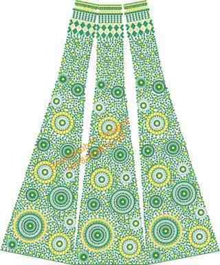 Lehenga Kali Design