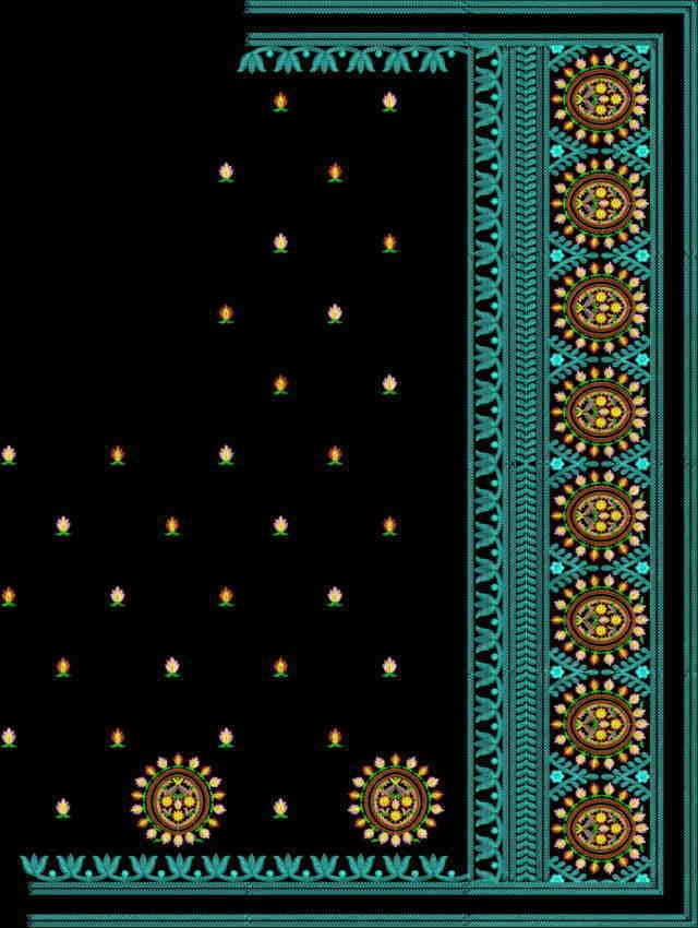 C Pallu Saree Design