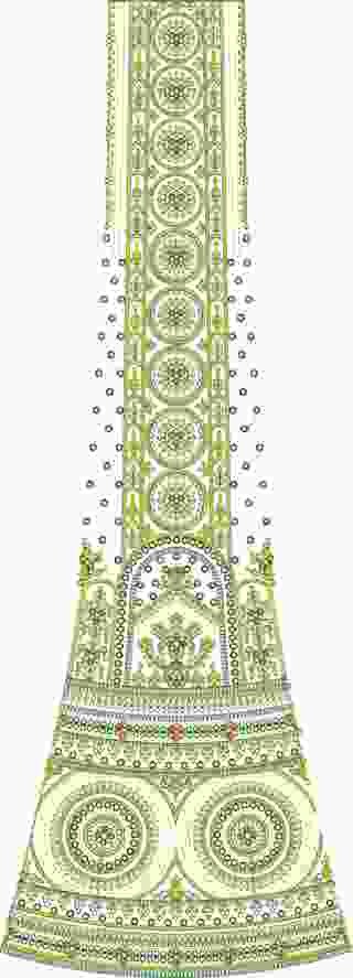 Cording Lehenga Design