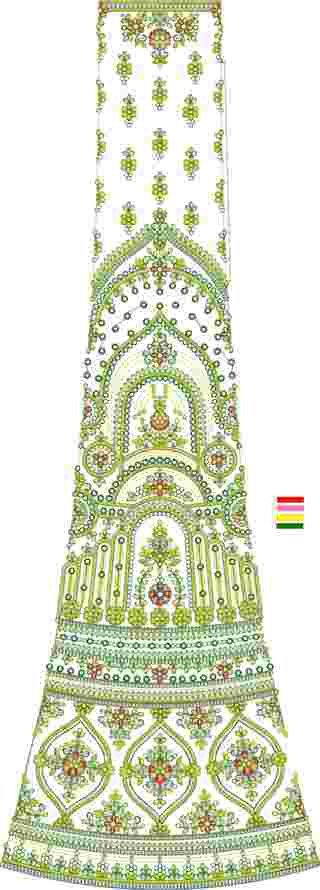 Cording Lehenga Design