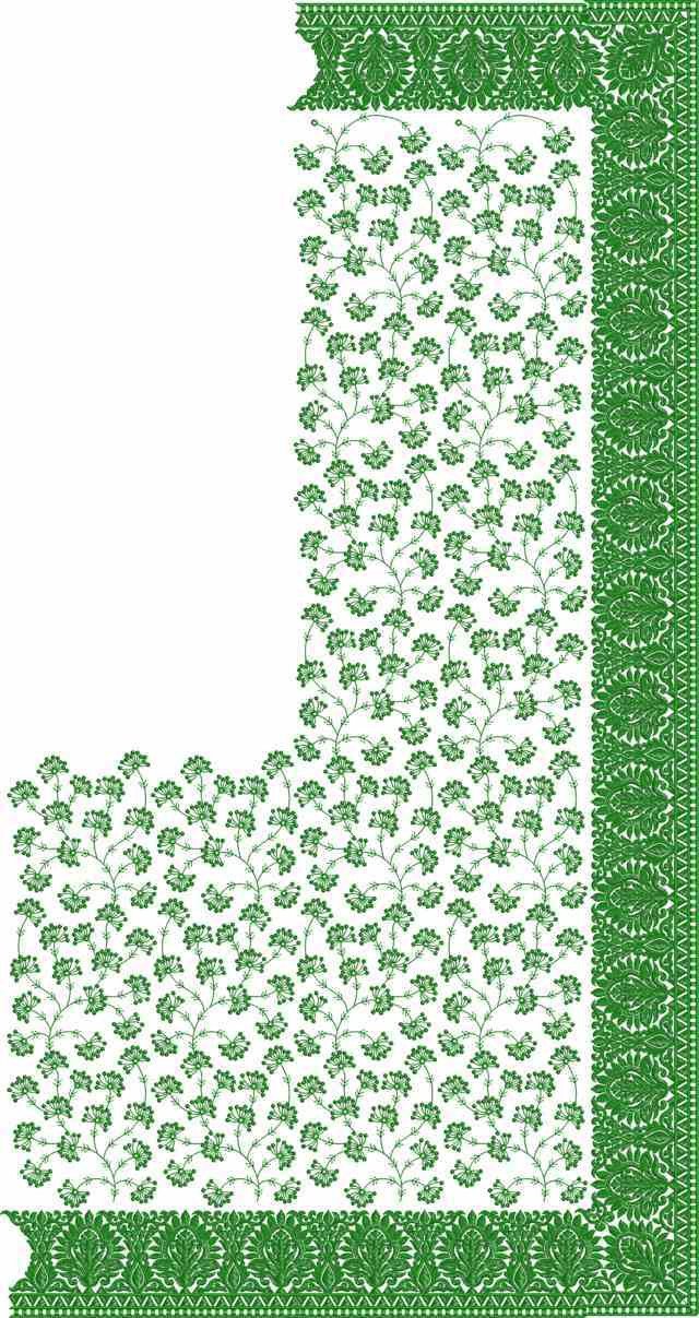 C Pallu Saree Design