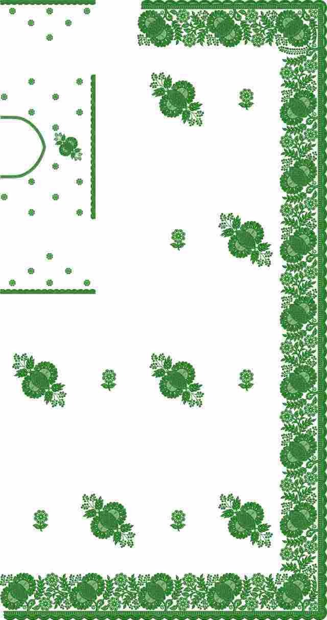 C Pallu Saree Design