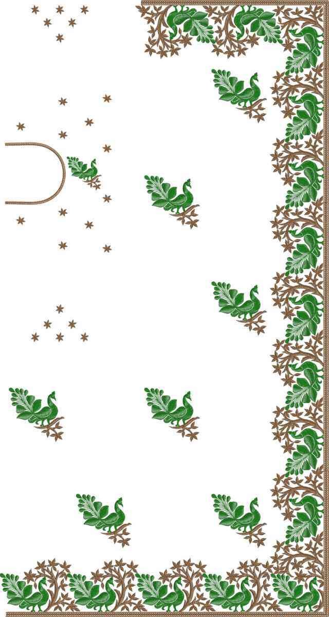 C Pallu Saree Design