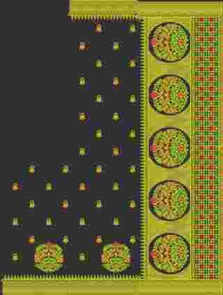 C Pallu Saree Design