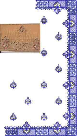 C Pallu Saree Design