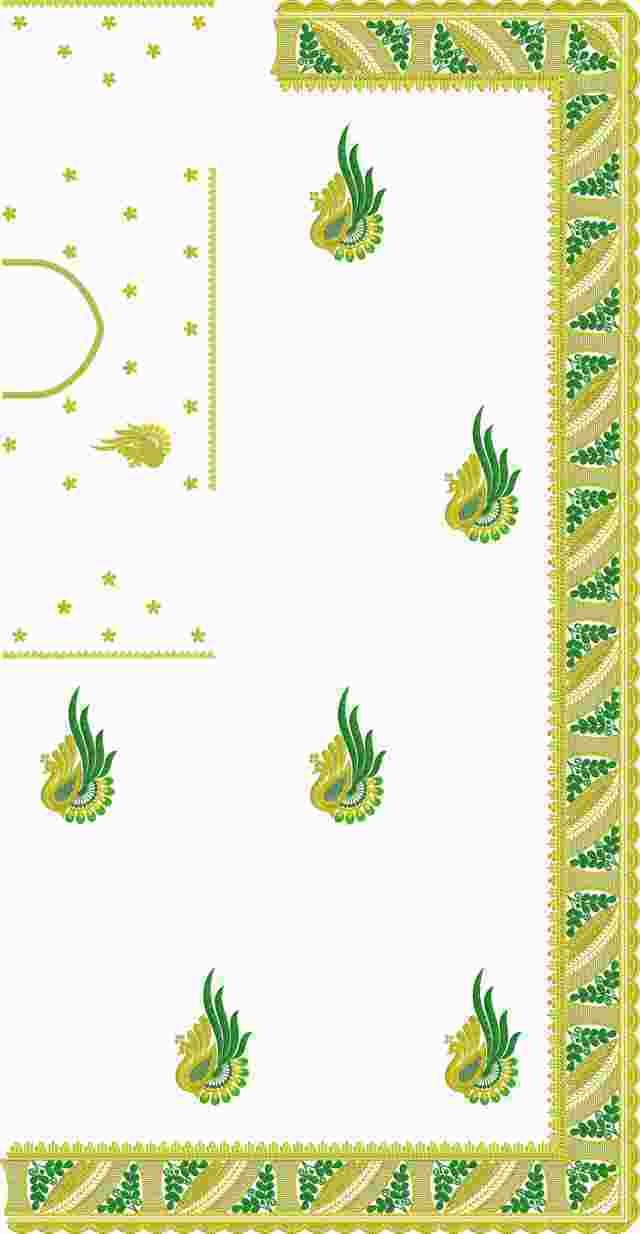 C Pallu Saree Design