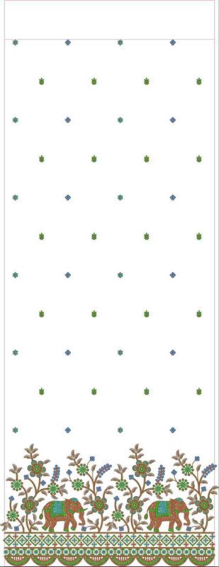 Beads Daman AllOver Design