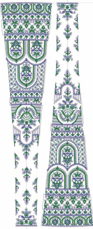 Lehenga Kali Design